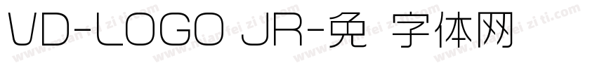 VD-LOGO JR字体转换